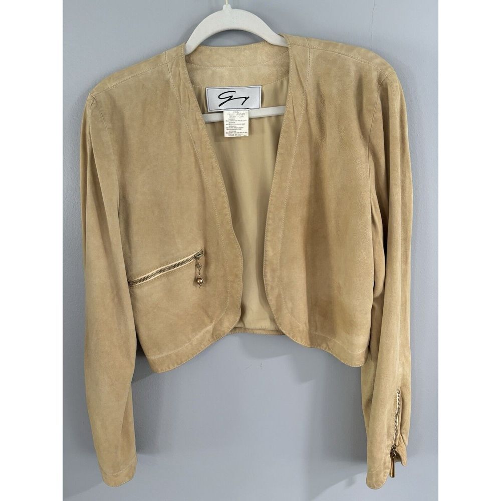 Vintage Genny Italy Leather Jacket Size XSmall